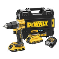 Aku vrtačka DeWALT DCD100YD2T 18V s příklepem 2x aku Li-Ion 2,0Ah