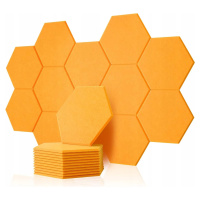 Akustické Panely Žluté Hexagon 30X26X1