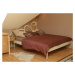 Kovová postel Cartagena Rozměr: 180x200 cm, barva kovu: 3B červená stříbrná pat.