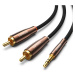 Ugreen audio kabel 3,5 mm mini jack (samec) - 2RCA (samec) 2m měď (AV170)