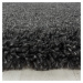 Kusový koberec Fluffy Shaggy 3500 grey kruh 160x160 cm