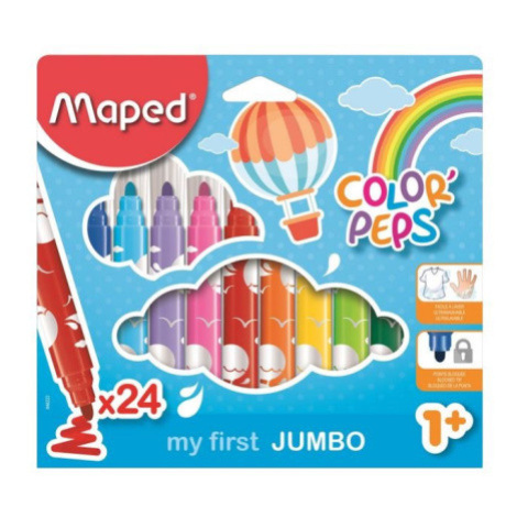 MAPED Fixy Color'Peps Early Age Jumbo 24ks 25670