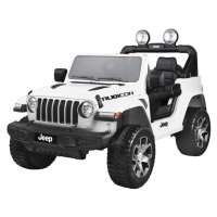 mamido Dětské elektrické autíčko Jeep Wrangler Rubicon 4x4 bílá