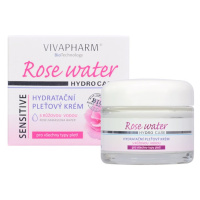 Vivaco Hydratační pleťový krém s růžovou vodou VIVAPHARM 50 ml