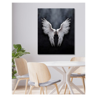 Obrazy na stěnu - Bílá křídla anděla Rozměr: 40x50 cm, Rámování: bez rámu a bez vypnutí plátna