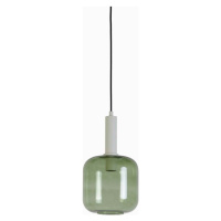 Zelené stropní svítidlo se skleněným stínidlem ø 21 cm Lekar – Light & Living