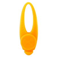 Přívěsek svítící Dog Fantasy LED silikon oranžový 8cm