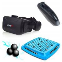 Brýle Vr 3D 360 Stupňů+gamepad+hra Šachy Magnetické Kaménky