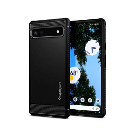 Spigen Rugged Armor Black Google Pixel 6a 5G