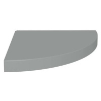 Shumee plovoucí rohová šedá 35×35×3,8 cm MDF, 323922