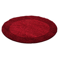 Ayyildiz koberce Kusový koberec Life Shaggy 1503 red kruh Rozměry koberců: 160x160 (průměr) kruh