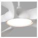 FARO BARCELONA Stropní ventilátor Cocos L s LED světlem, DC, bílá