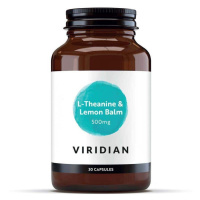 Viridian L-Theanine & Lemon Balm - Theanin a extrakt z Meduňky lékařské 30 kapslí