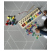 mamido Vzdělávací Dřevěné Puzzle s čísly Magnetický prut a Rybičky