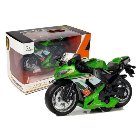 mamido  Sportovní motorka 1:14 zelená
