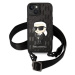 Karl Lagerfeld KLHCP14SSTKMK hard silikonové pouzdro iPhone 14 6.1" black Monogram Ikonik Patch