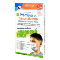 NANO M.ON Prémiová nanovlákenná maska Junior zelená 10ks