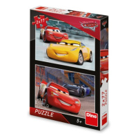 Puzzle Cars 3: Závodníci 2x77 dílků DINO