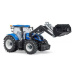 Bruder Traktor NEW HOLLAND  T7 + čelní nakladač