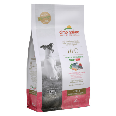 Almo Nature HFC Adult Dog XS-S Salmon - 2 x 1,2 kg Almo Nature Holistic