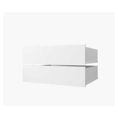 ArtAbiks Šatní skříň PARKIET | 180 x 200 cm barevné provedení: Bílé zásuvky