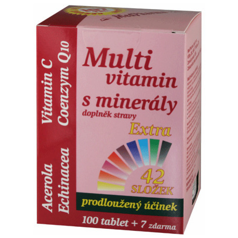 MedPharma Multivitamín s minerály + extra C 107 tablet