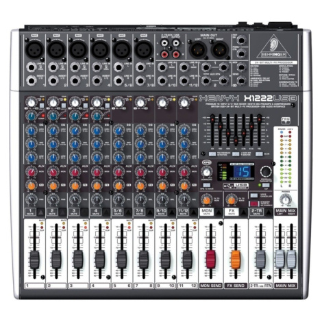 Behringer XENYX X 1222 USB Analogový mixpult