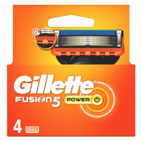Gillette Fusion5 Power Náhradní Holicí Hlavice Pro Muže, 4 Náhradních Holicích Hlavic
