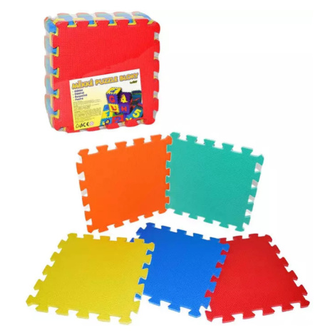 Měkké bloky barevné C 10ks pěnový koberec baby puzzle podložka na zem