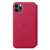 Pouzdro Apple MY1N2ZM/A iPhone 11 Pro Max raspberry Leather Book case (MY1N2ZM/A)