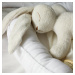 Cotton &amp; Sweets Lněné hnízdo pro miminko bílá