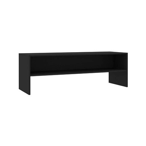 TV stolek černý 120x40x40 cm dřevotříska SHUMEE