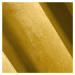 Žlutý sametový závěs s funkcí Black out Délka: 250 cm