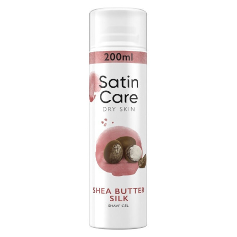 Gillette Satin Care Shea Butter Silk gel na holení 200 ml