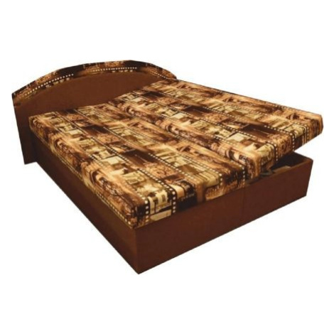 Manželská postel CHINET s úložným prostorem a matrací 165x195 cm FOR LIVING