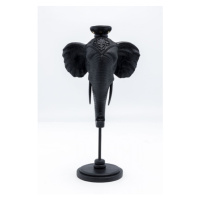 KARE Design Svícen Slon - černý, 49cm