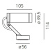 Artemide Obice Micro - 23d IP65 - bílá T4314FLW20