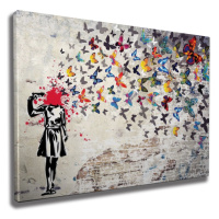 Wallity Obraz na plátně Butterfly dead WY51 70x100 cm