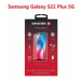 Tvrzené sklo Swissten Full Glue, Color Frame, Case Friendly pro Samsung Galaxy S22 Plus 5G, čern