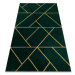 Dywany Łuszczów Kusový koberec Emerald geometric 1012 green and gold - 180x270 cm