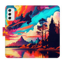 iSaprio flip pouzdro Colorful Mountains 02 pro Samsung Galaxy M52 5G