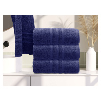 Ručník Comfort 50 x 100 cm tmavě modrý, 100% bavlna