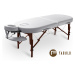 Fabulo, USA Dřevěný masážní stůl Fabulo DIABLO Oval Set (192x76cm, 4 barvy) Barva: bordová