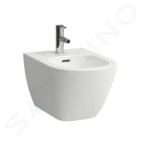 Laufen Lua Závěsný bidet, otvor pro baterii, bílá H8300810003021