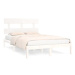Rám postele bílý masivní dřevo 180 × 200 cm Super King, 3104689