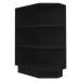 ArtExt Kuchyňská skříňka spodní ukončovací BONN | D6 30 Barva korpusu: Černá