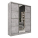 Nejlevnější nábytek Litolaris 150 se zrcadlem - beton