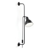 Ideallux Nástěnné světlo Shower s vypínačem a zástrčkou