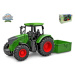 MIKRO TRADING - Kids Globe traktor zelený se sklápěčkou volný chod 27,5cm v krabičce