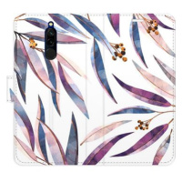 iSaprio flip pouzdro Ornamental Leaves pro Xiaomi Redmi 8